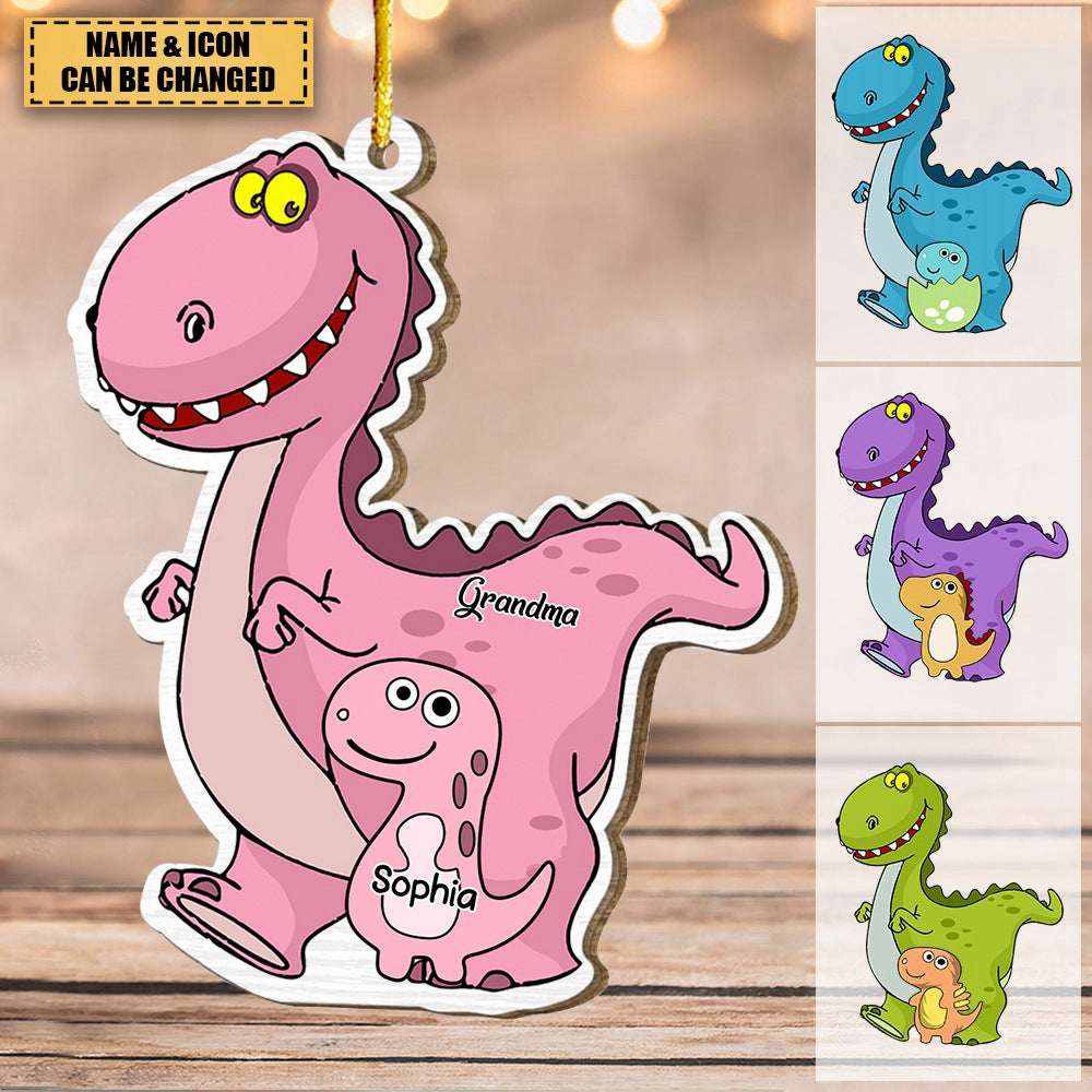 Gift For Grandson Dinosaur Ornament