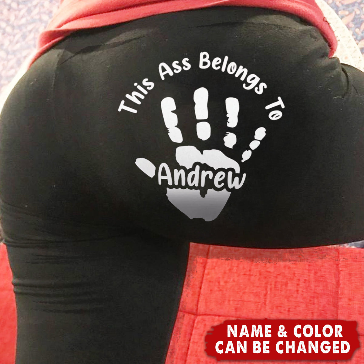 Reserved For One Lucky Hand - Personalized Custom Women Leggings - Gifts For Wife, Anniversary