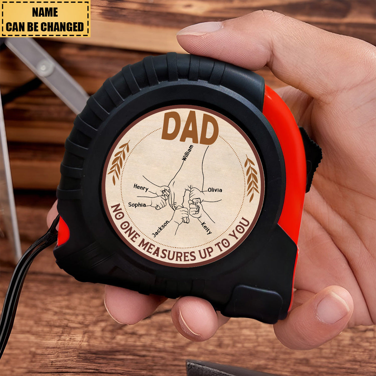 No One Measures Up To You - Personalized Tape Measure