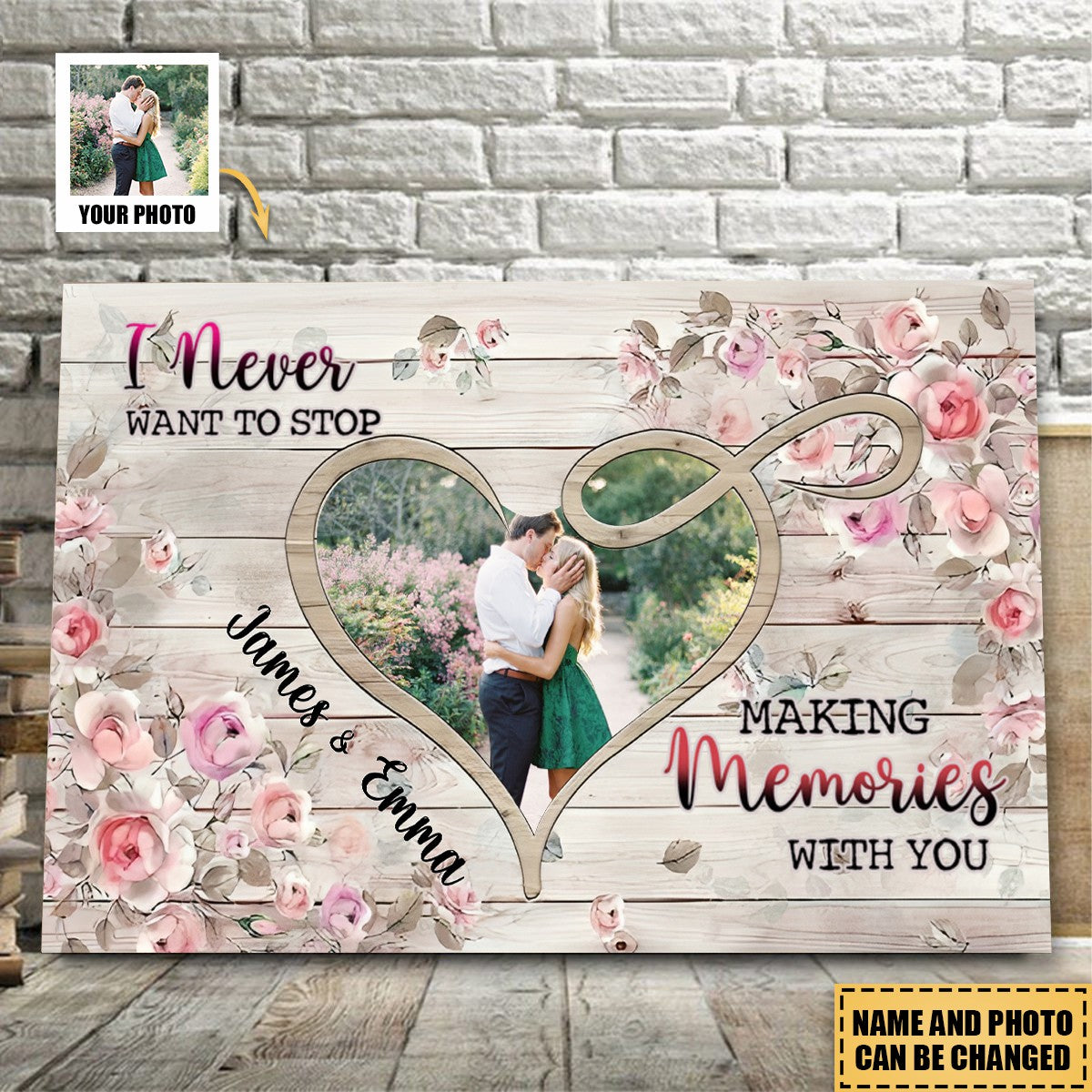 Every Love Story - Personalized Couple Poster