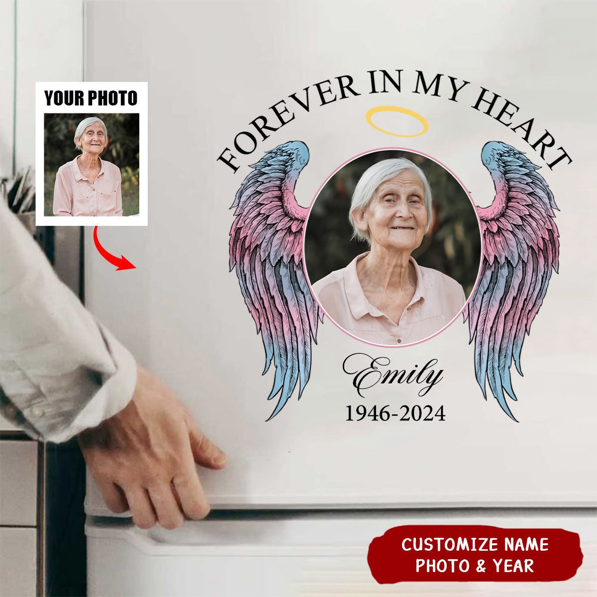 Forever In My Heart - Memorial Personalized Decal
