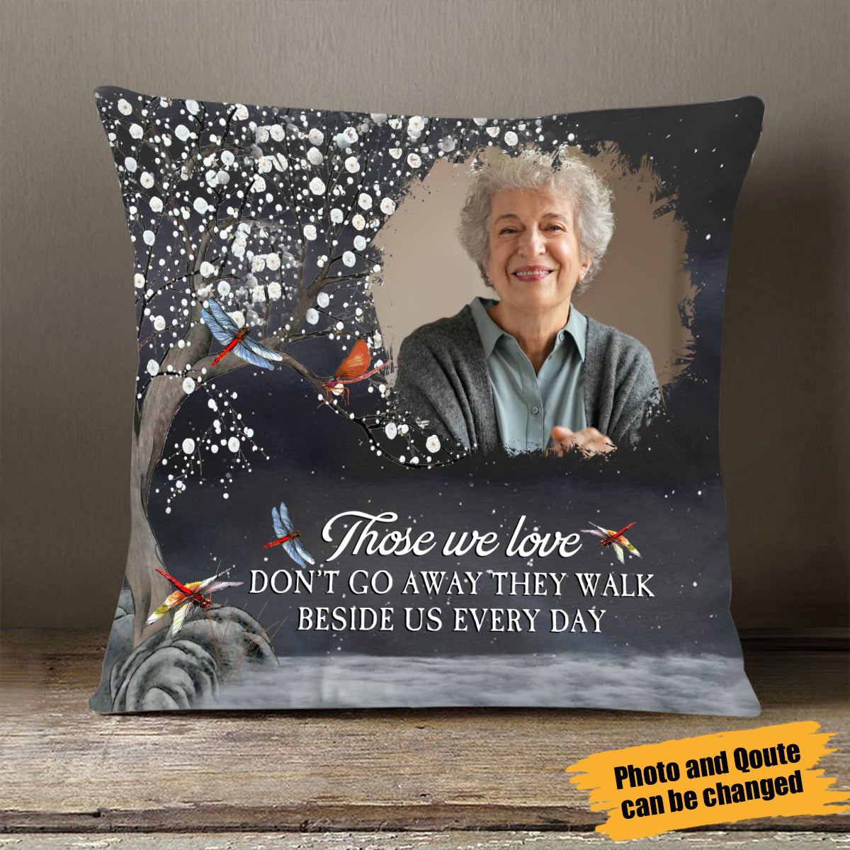 A Hug From Heaven I'm Always With You - Personalized Photo Pillow