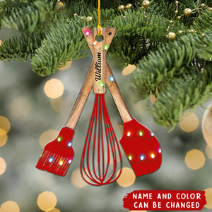Personalized Baking Mixer Ornament, Baking Ornament For Christmas 2024, Christmas Tree Baking Ornament, Gift For Chef
