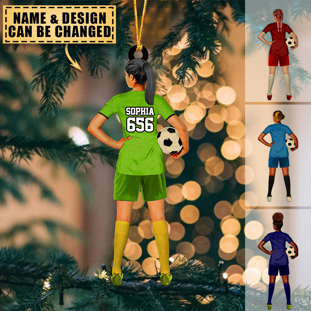 Custom Personalized Ornament, Soccer Gifts, Gifts For Soccer Lovers, Sport Gifts For Daughters, Soccer Lovers Gifts