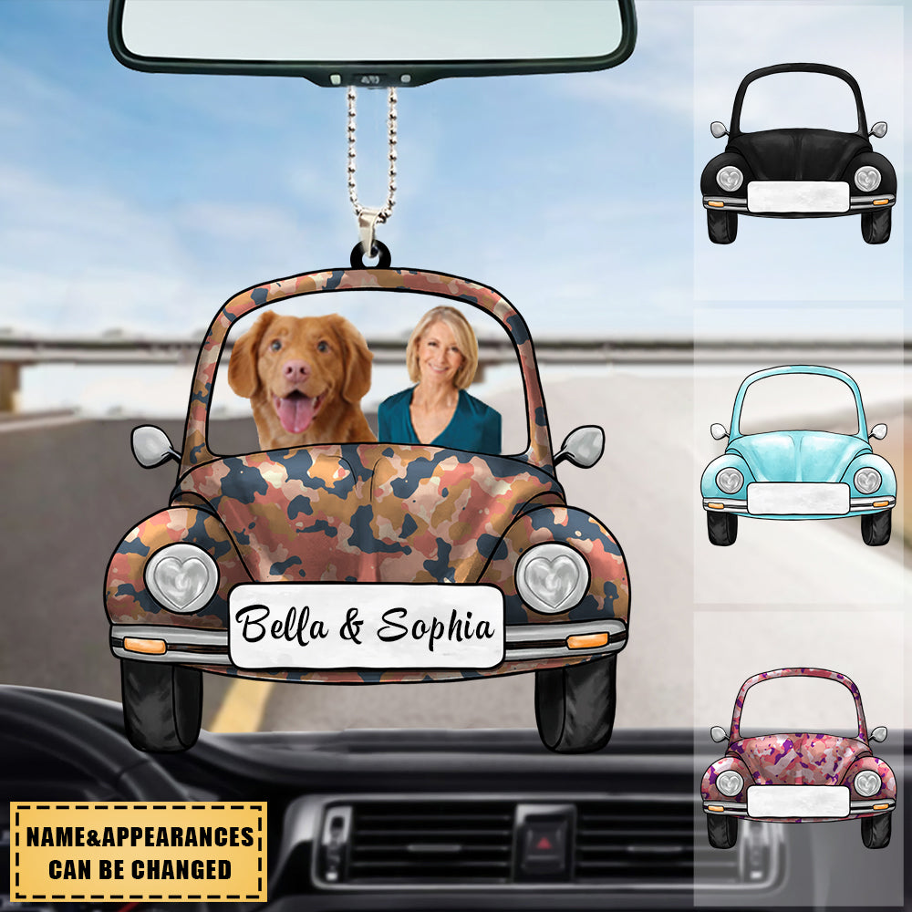 Photo Car - Personalized Acrylic Ornament - Best Gift For Pet Lovers