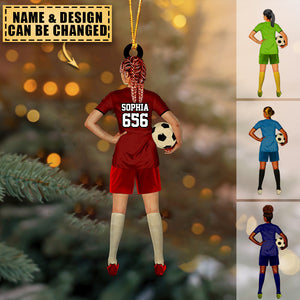 Custom Personalized Ornament, Soccer Gifts, Gifts For Soccer Lovers, Sport Gifts For Daughters, Soccer Lovers Gifts