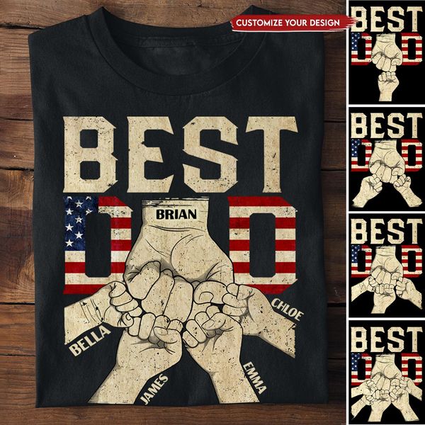 Best Dad - Personalized T-shirt