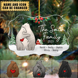 Gift For Family Bear Christmas Ornament