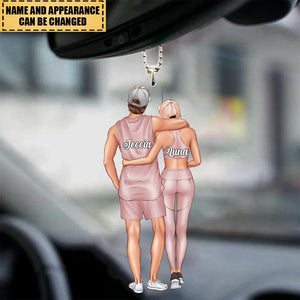 Sweetest Fitness Couple- Personalized Acrylic Ornament