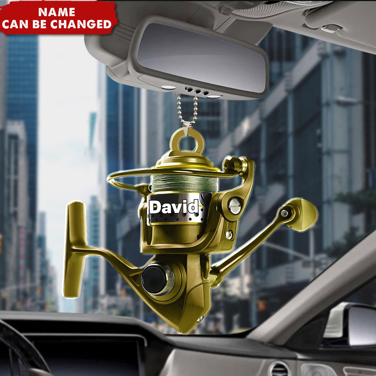 Personalized Fishing Car Ornament - Gift For Fish Ornaments For Fishing Lover