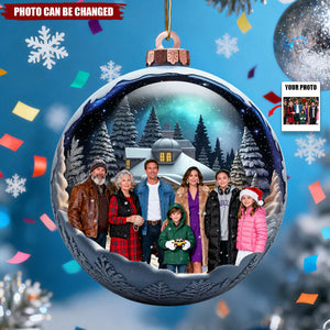 Custom Photo Acrylic Ornament - Personalized Memories That Sparkle Forever