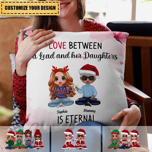 Gift For Mom Daughter Love Is Eternal Pillow