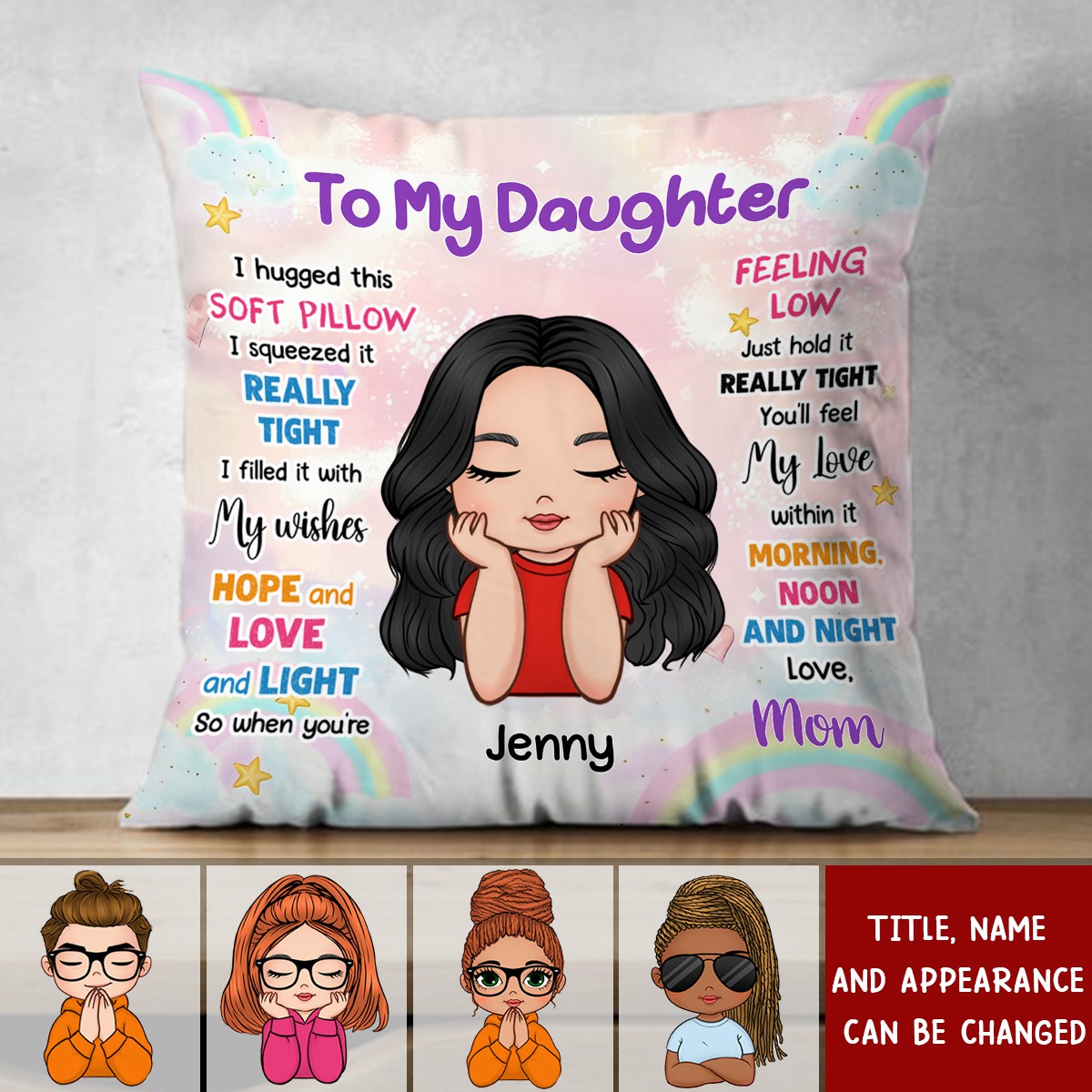 I Filled It With My Wishes - Personalized Pillow