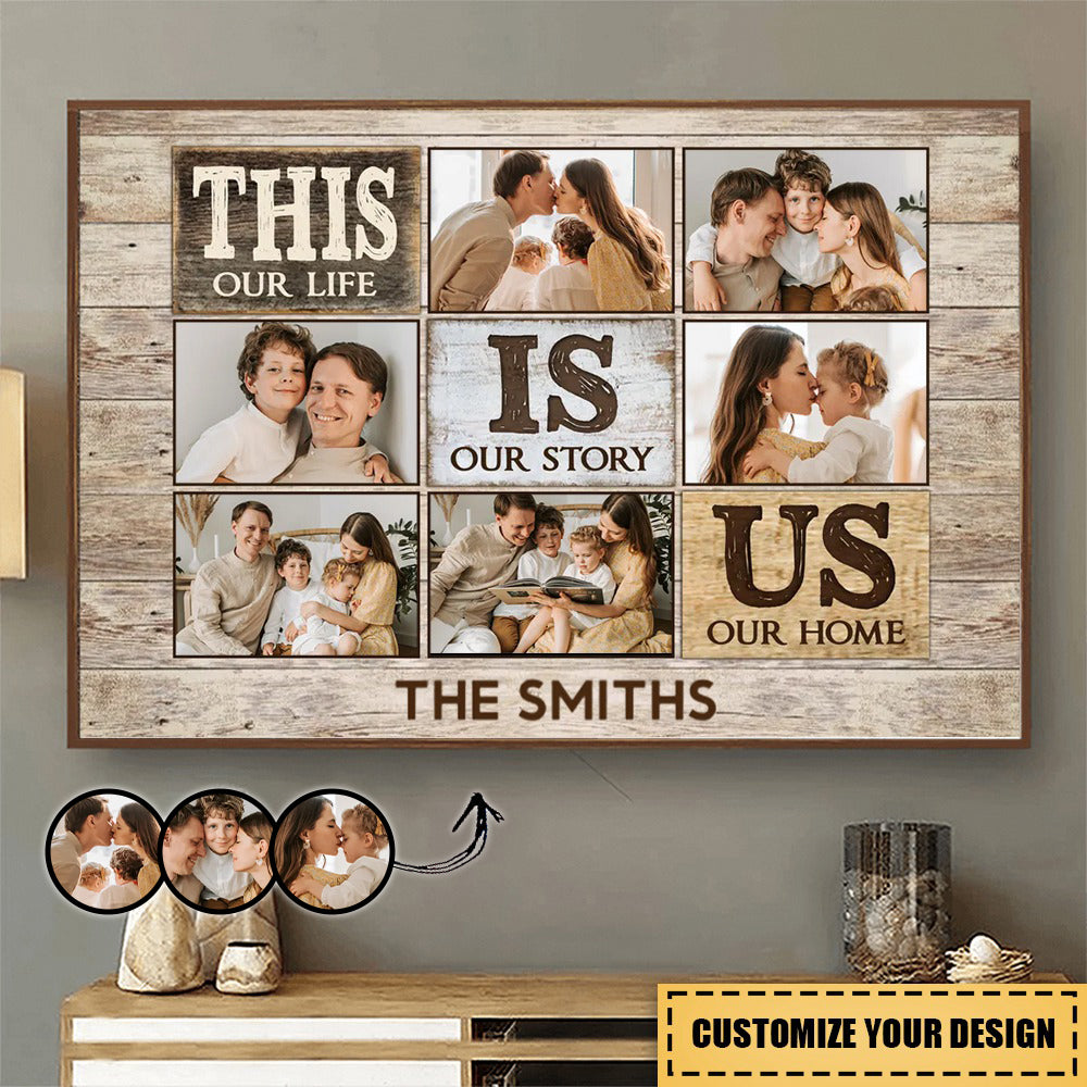 This Is Us Custom Photo Collage Canvas