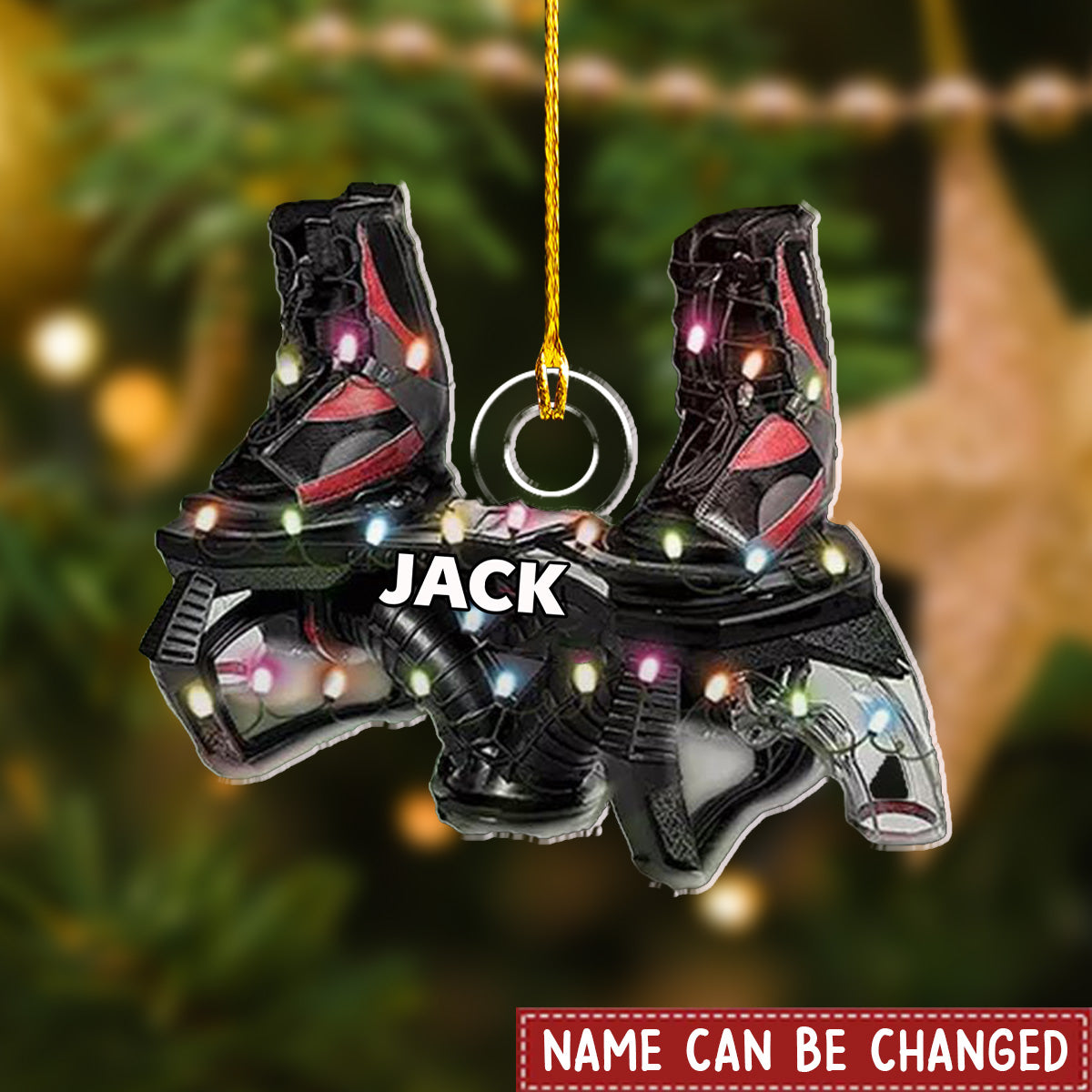 Personalized Flyboard Flight Christmas Acrylic Ornament