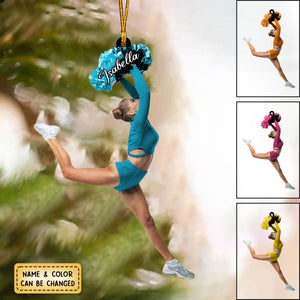 Personalized Cheerleader Ornaments Cheerleader Cheerleading Lovers Ornaments