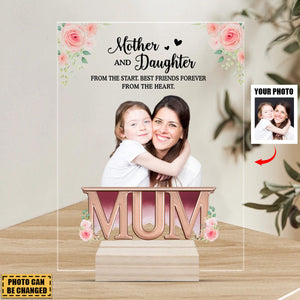 Mother's Day Gift Box, Mother And Daughter, Personalized Acrylic Plaque