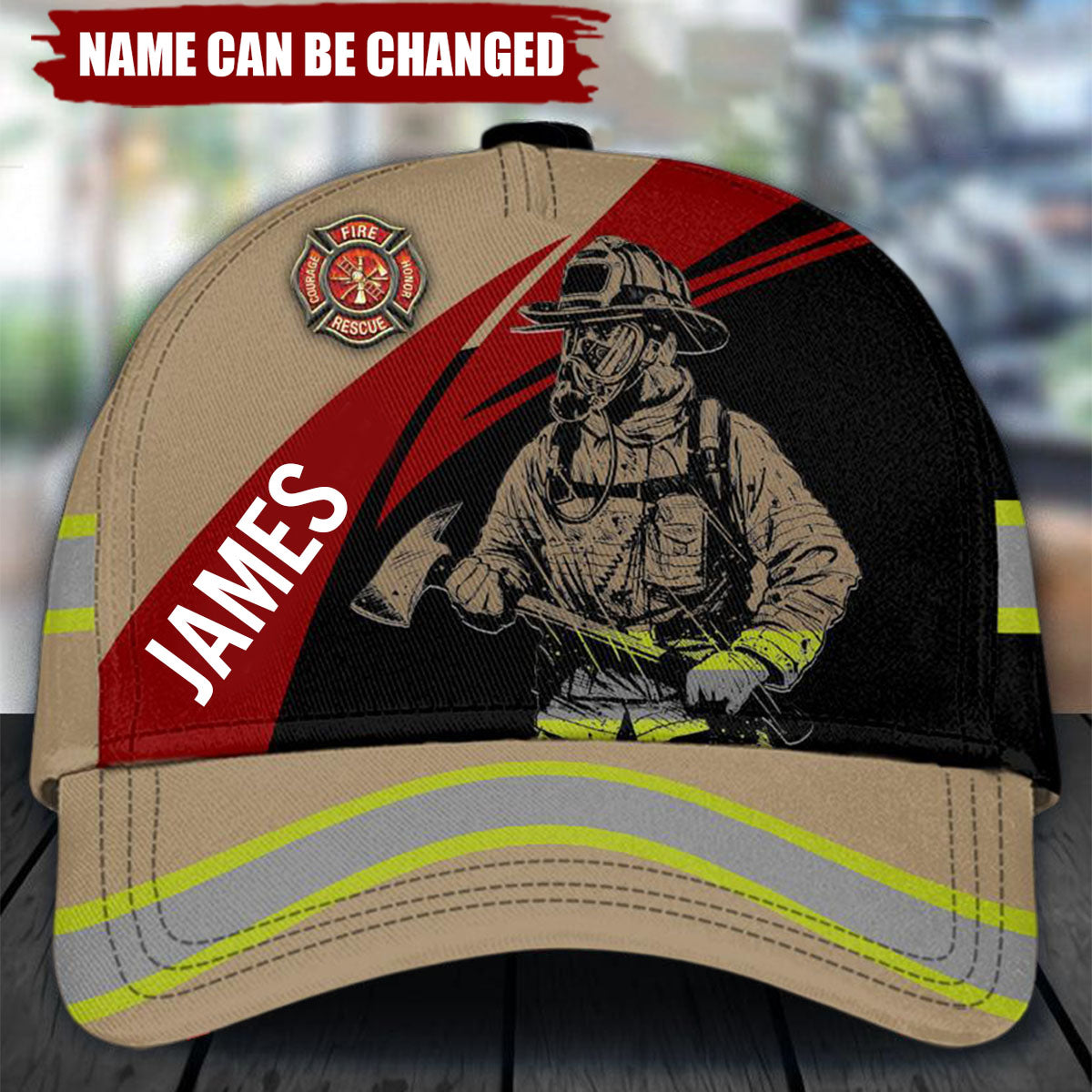 Customize Name Firefighter Classic Cap