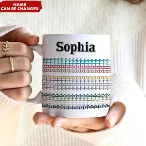 Hidden Swear Message Funny Personalized Mug - Office Gift For Work Bestie Friend