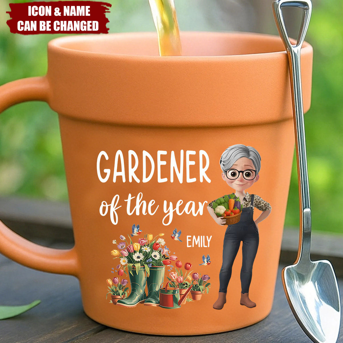 Custom Ceramic Mug - Personalized Garden Gifts For Gardeners - Plant Parent Vibes