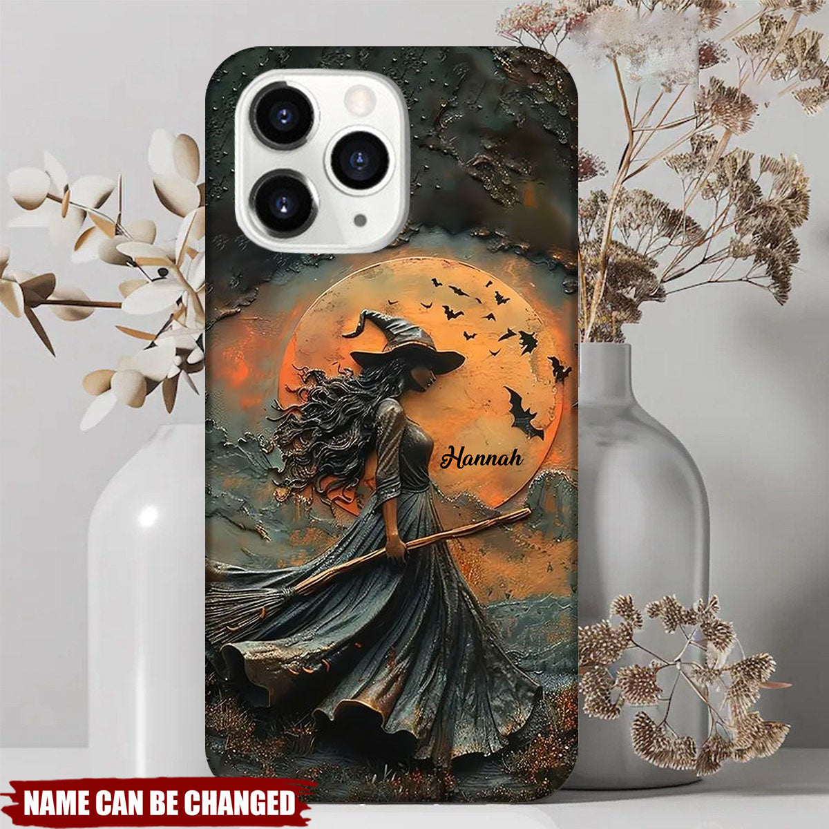 Beautiful Witch - Personalized Phone Case, Gift For Halloween