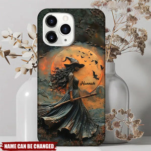 Beautiful Witch - Personalized Phone Case, Gift For Halloween