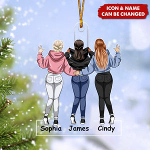 You Need A Friend, I'll Just Be Me - Personalized Acrylic Christmas Ornament