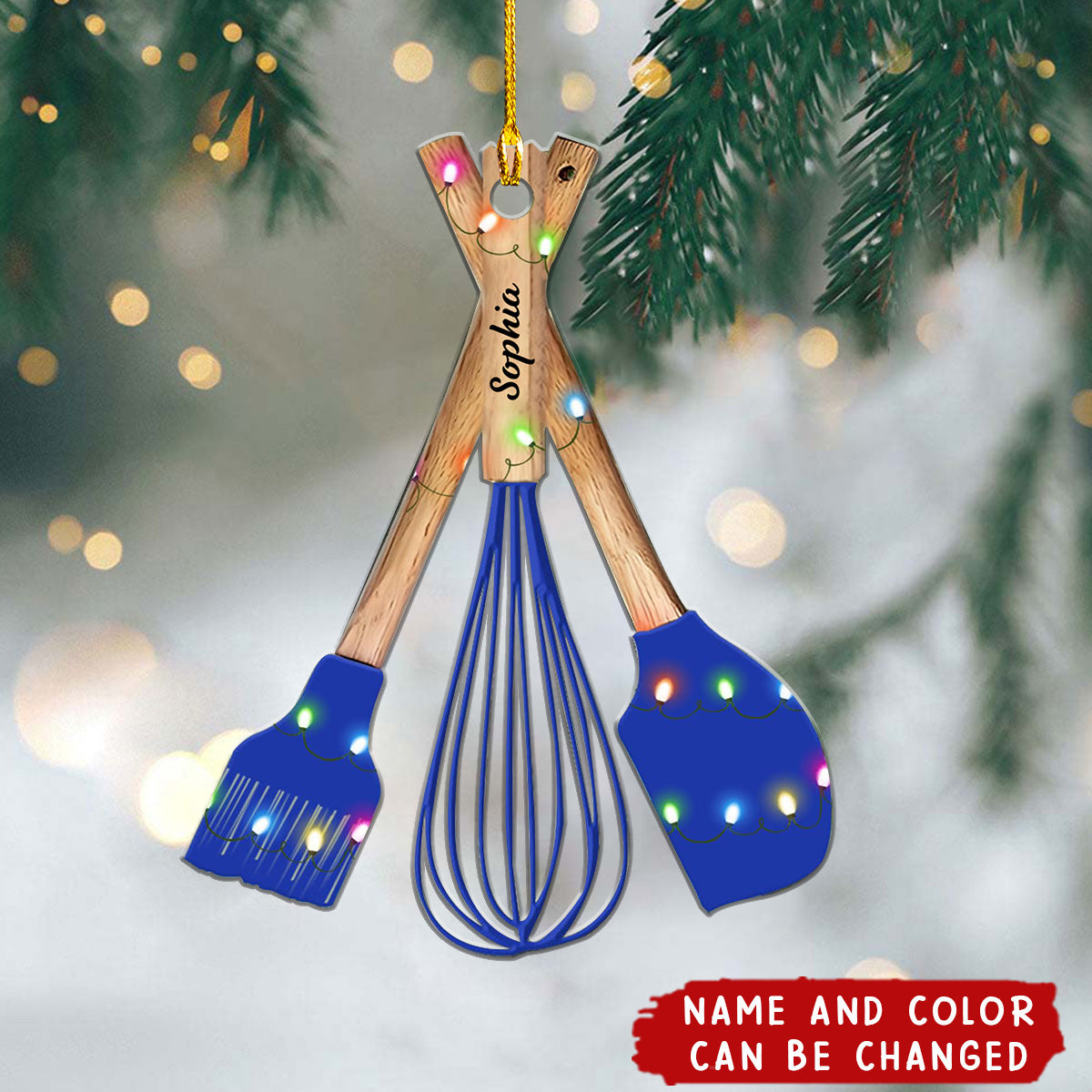 Personalized Baking Mixer Ornament, Baking Ornament For Christmas 2024, Christmas Tree Baking Ornament, Gift For Chef