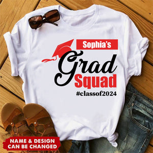 Graduate Family Grad Squad - Personalized T-Shirt