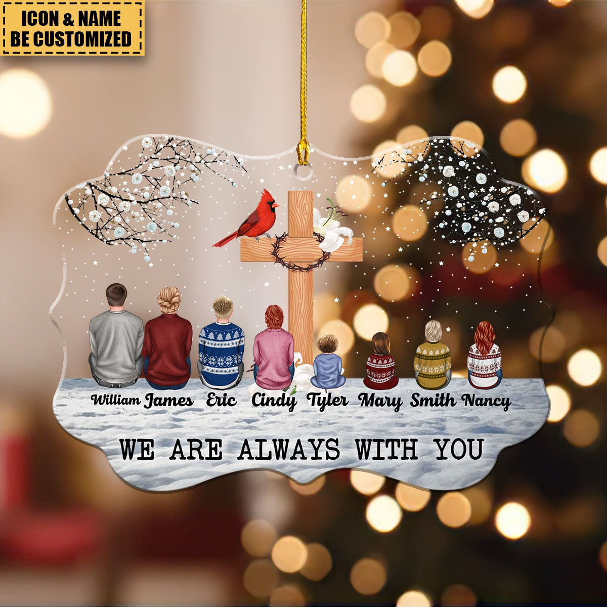 I Am Always With You - Personalized Acrylic Ornament