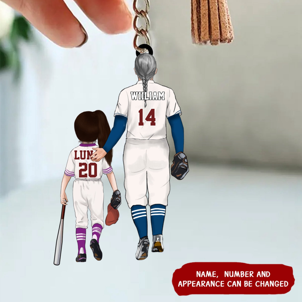 Personalized To My Son Acrylic Keychain - Gift Idea For Son/Father's Day