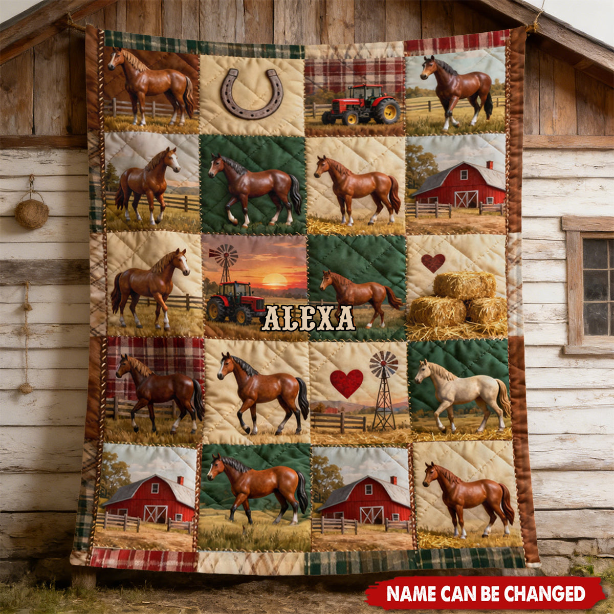 Horse Ranch - Personalized Horse Blanket