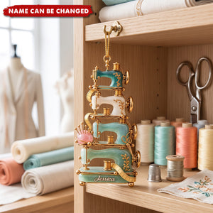 Love Sewing - Personalized Sewing Ornament