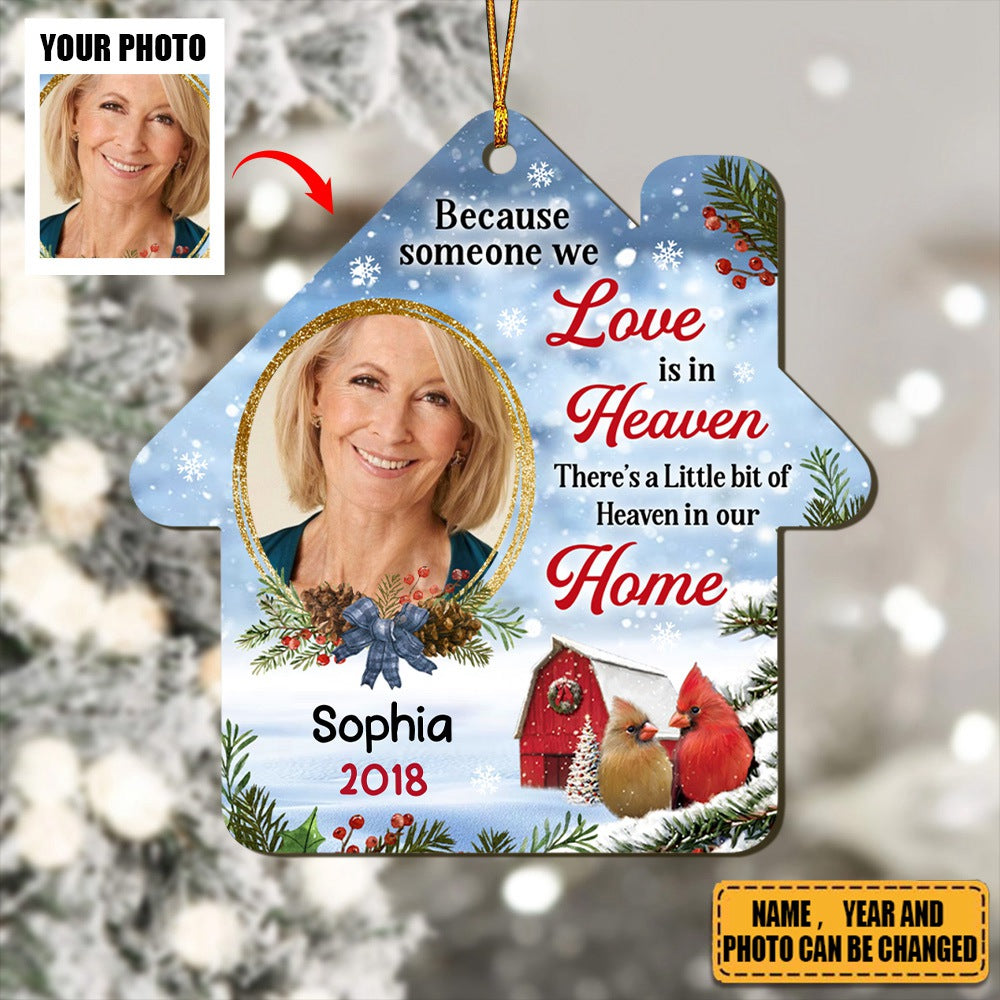 Memorial Gift Cardinal Someone We Love Is In Heaven Ornament