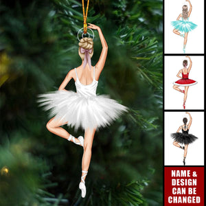 Personalized Gifts For Ballet Dancer Christmas Ornament