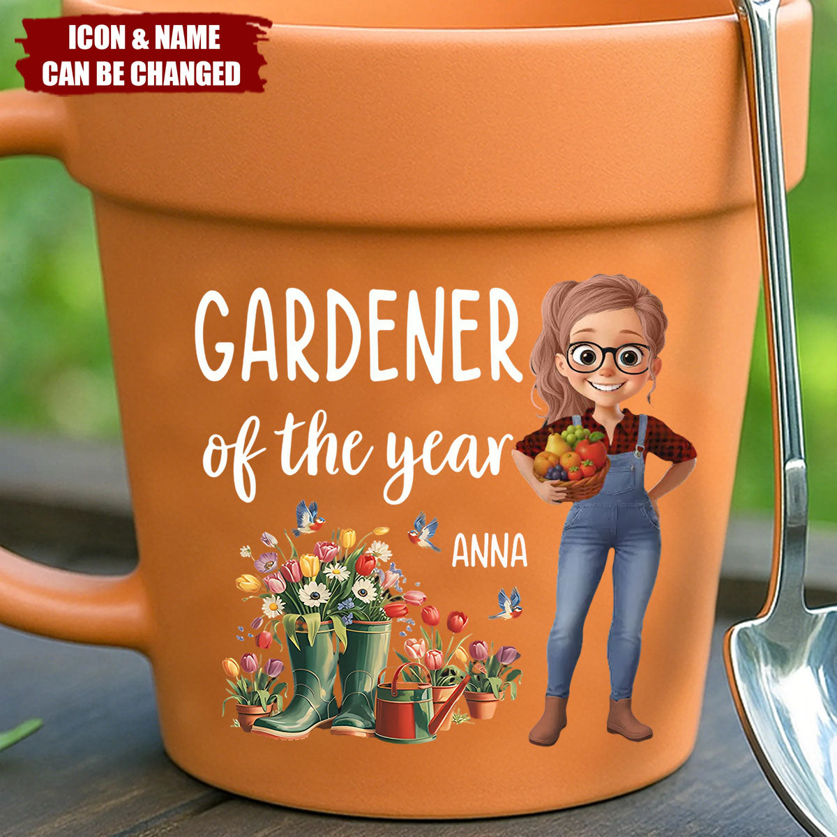 Custom Ceramic Mug - Personalized Garden Gifts For Gardeners - Plant Parent Vibes