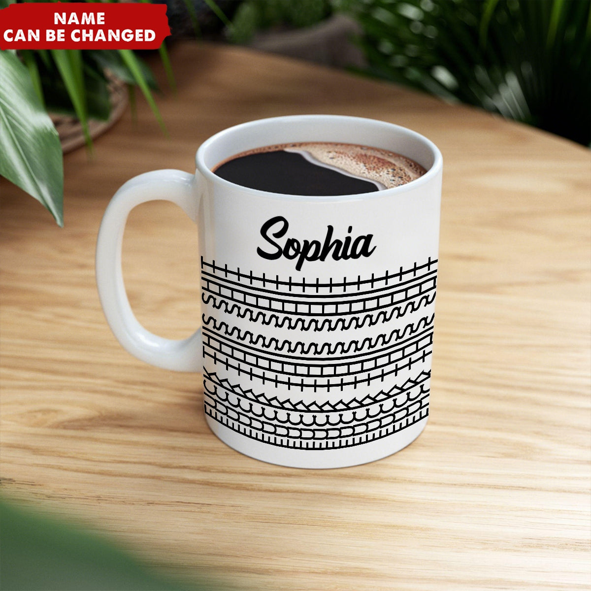 Funny Hidden Swear Message Personalized Mug - Office Humor Gift For Work Friend Bestie