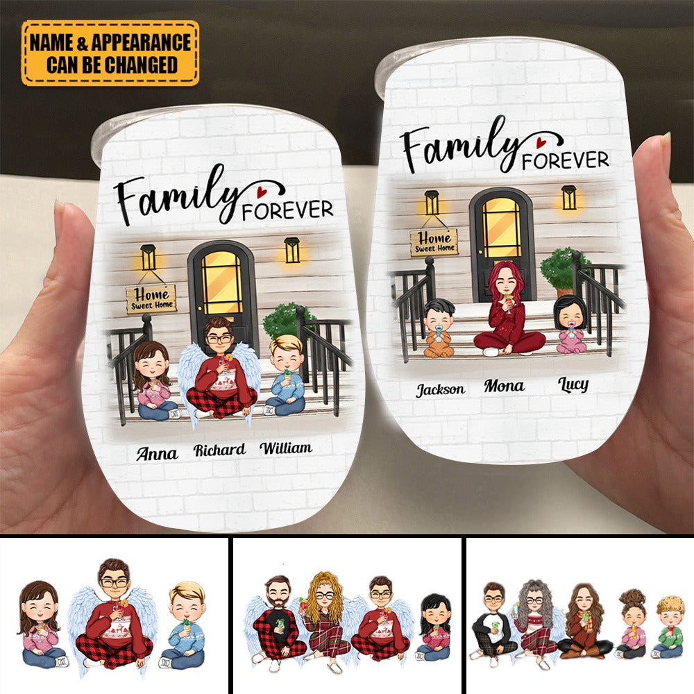Sister Forever - Personalized Wine Tumbler
