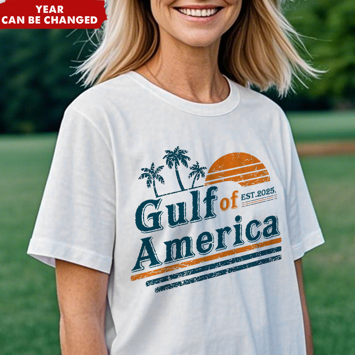 Gulf Of USA America American Flag Gulf Mexico Personalized T-Shirt