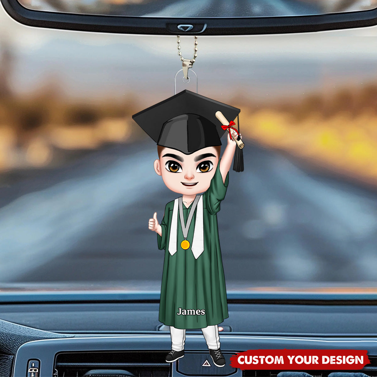 Graduation Personalized Acrylic Ornament, Gift For Friends