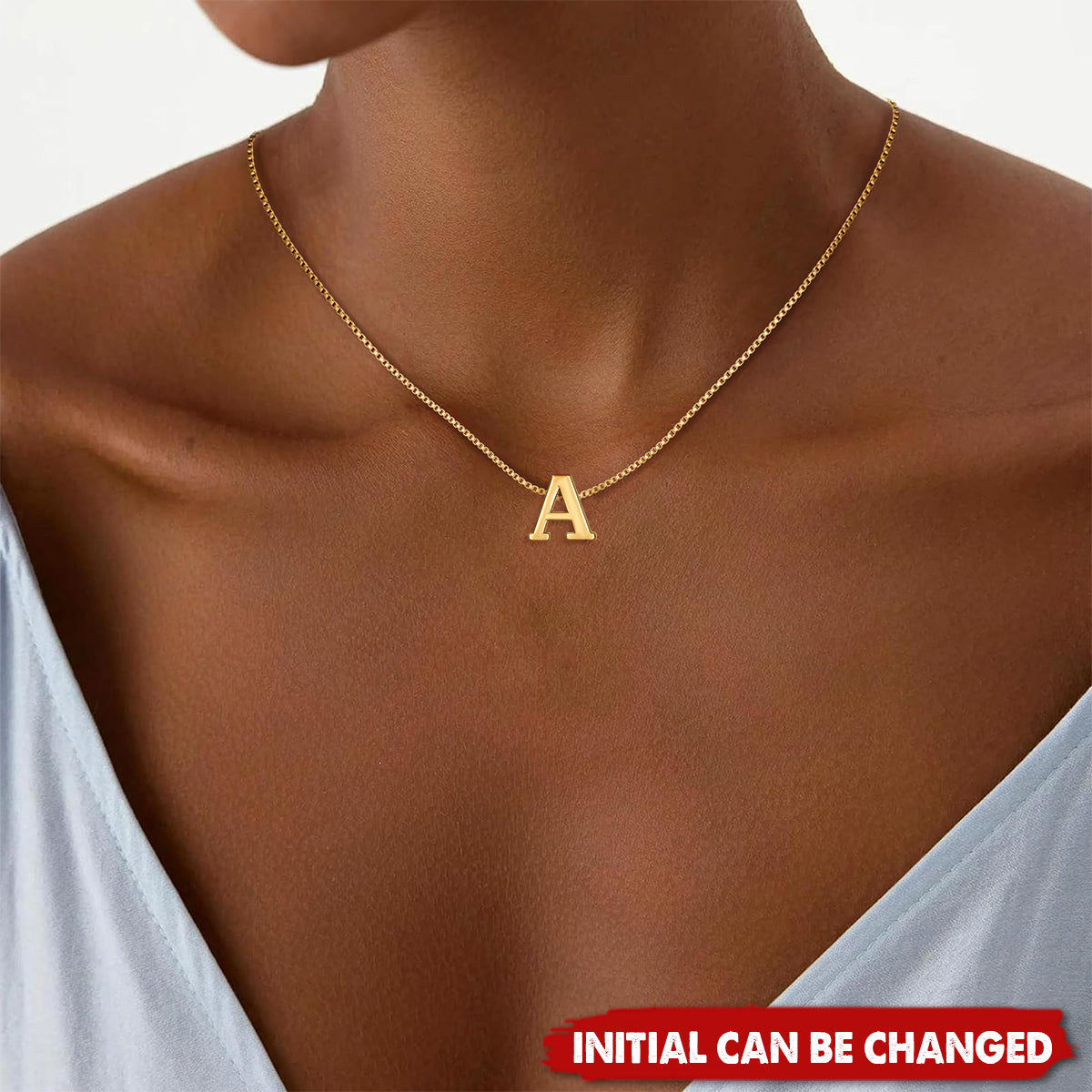 Trendy Dainty Letter Pendant Personalized Initial Necklace