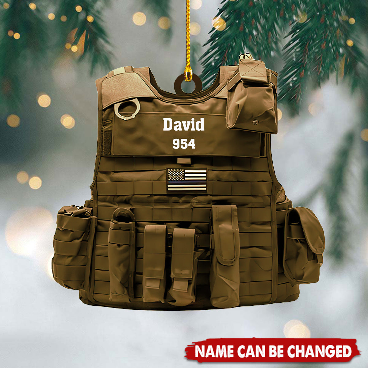 Personalized Police Ornaments - Police Gift