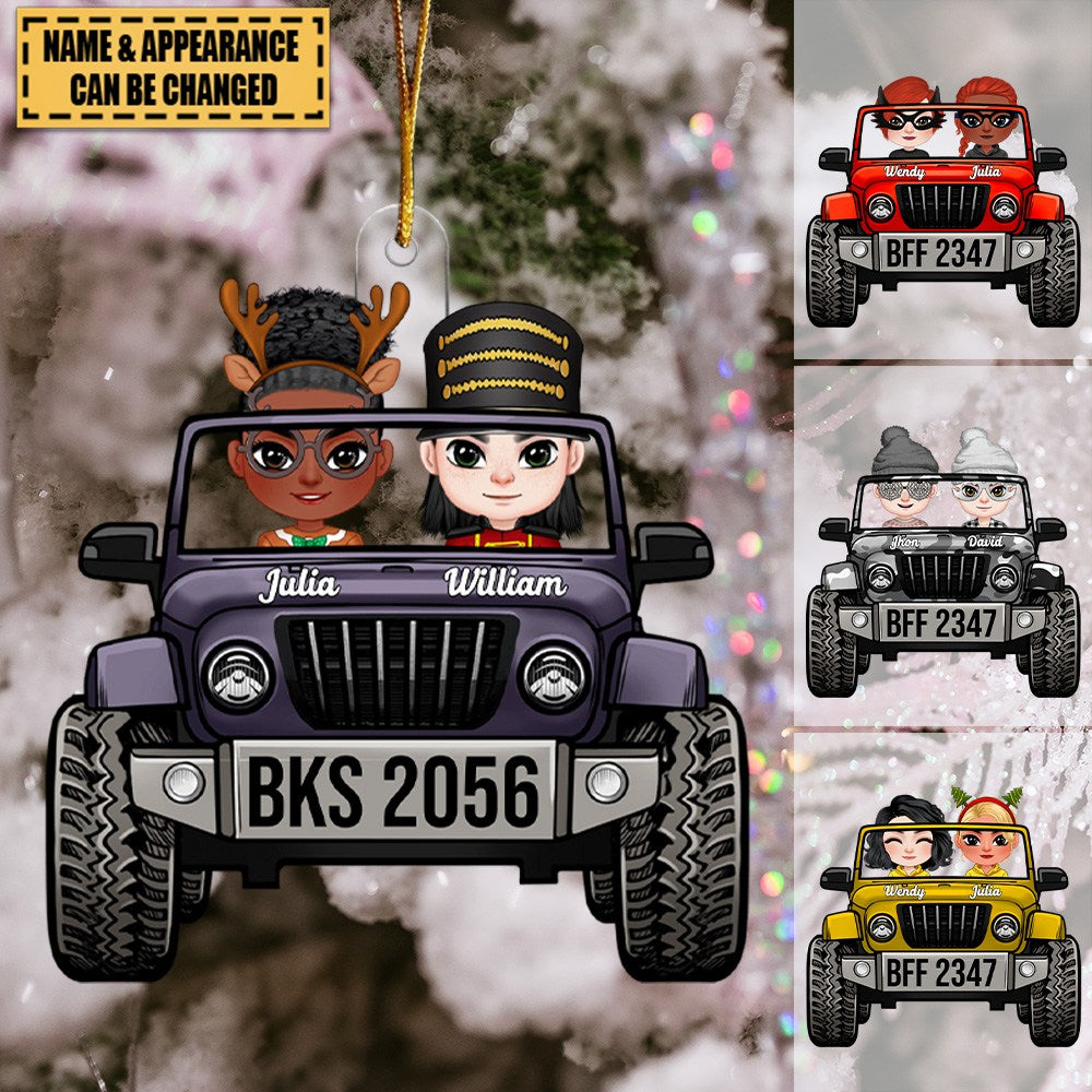 Off-road Car Christmas Ornament, Gift For Couples, Husband, Wife, Friends