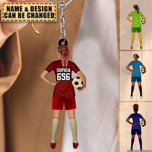 Custom Personalized Keychain, Soccer Gifts, Gifts For Soccer Lovers, Sport Gifts For Daughters, Soccer Lovers Gifts