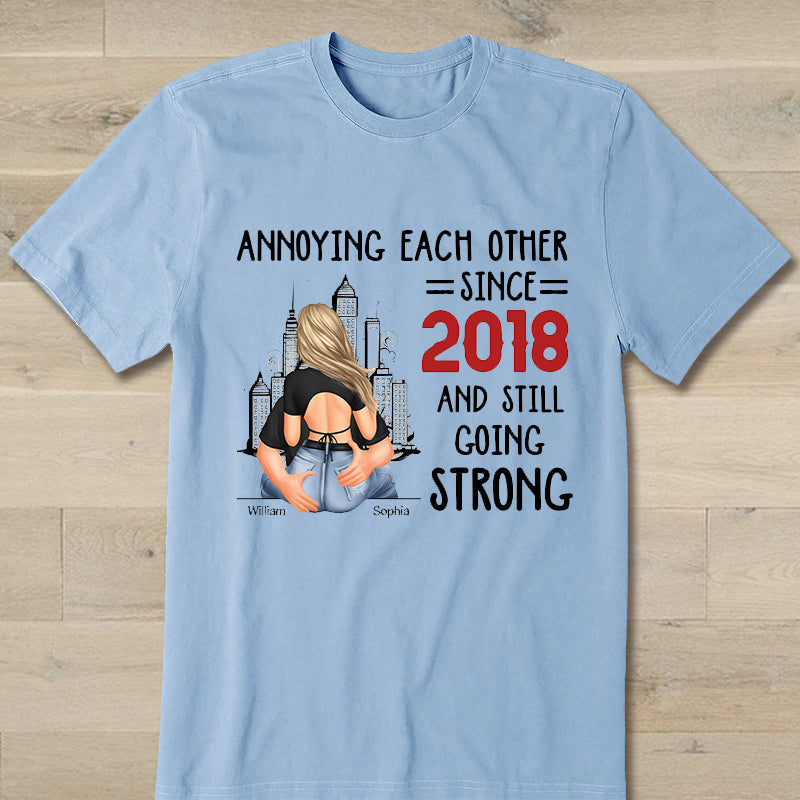 Annoying Each Other - Personalized Matching Couple Shirts