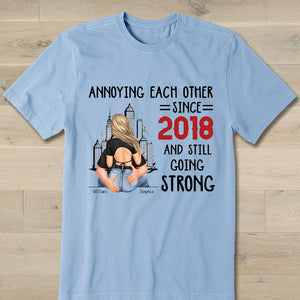 Annoying Each Other - Personalized Matching Couple Shirts