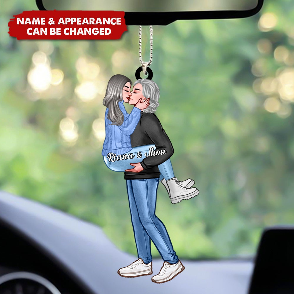 Gift For Couple For Her For Him Kiss Couple Acrylic Ornament