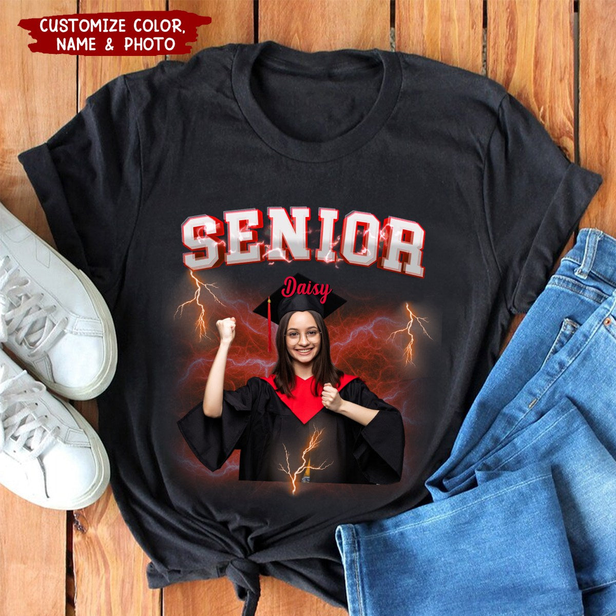 Senior 2024 Graduation Personalized Unisex T-Shirt