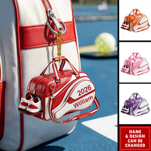 Personalized Pickleball Ornament, Custom Pickleball Bag Gift, 2026 Sports Keepsake