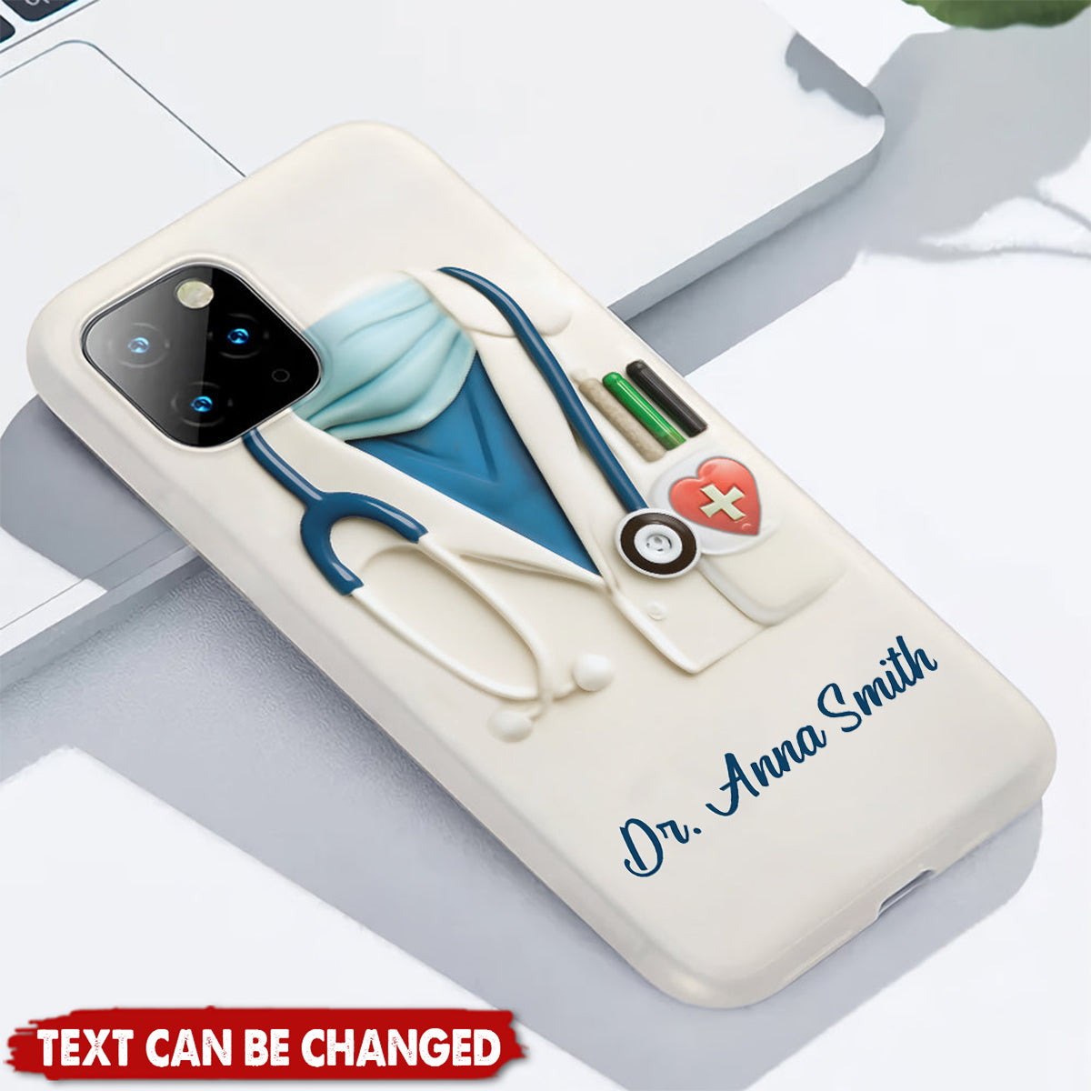 Medical Appreciation Design With Stethoscope - Personalized Full Print Phone Case